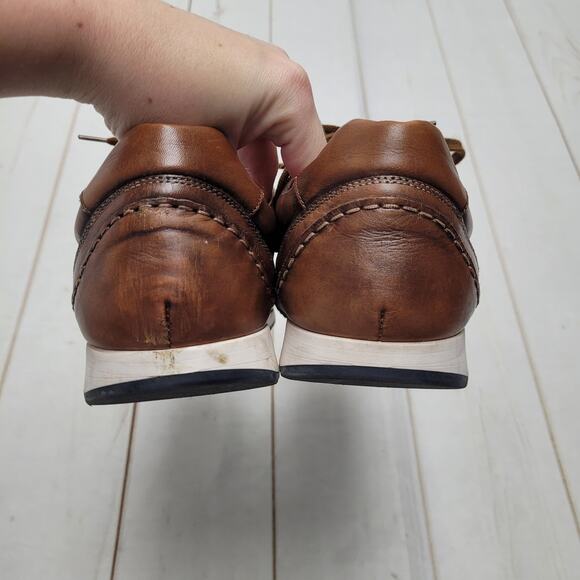 Pikolinos brown leather sneaker shoes dress oxford liverpool